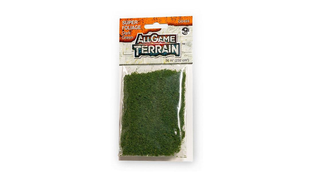 Woodland Scenics G6494 All Game Terrain Super Foliage Dark Green