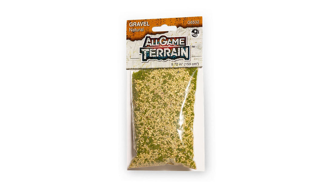 Woodland Scenics G6532 All Game Terrain Gravel Natural