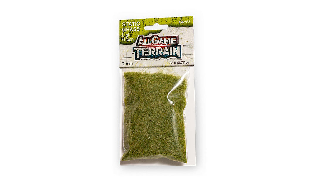 Woodland Scenics G6583 All Game Terrain Static Grass 7mm Tall Light Green