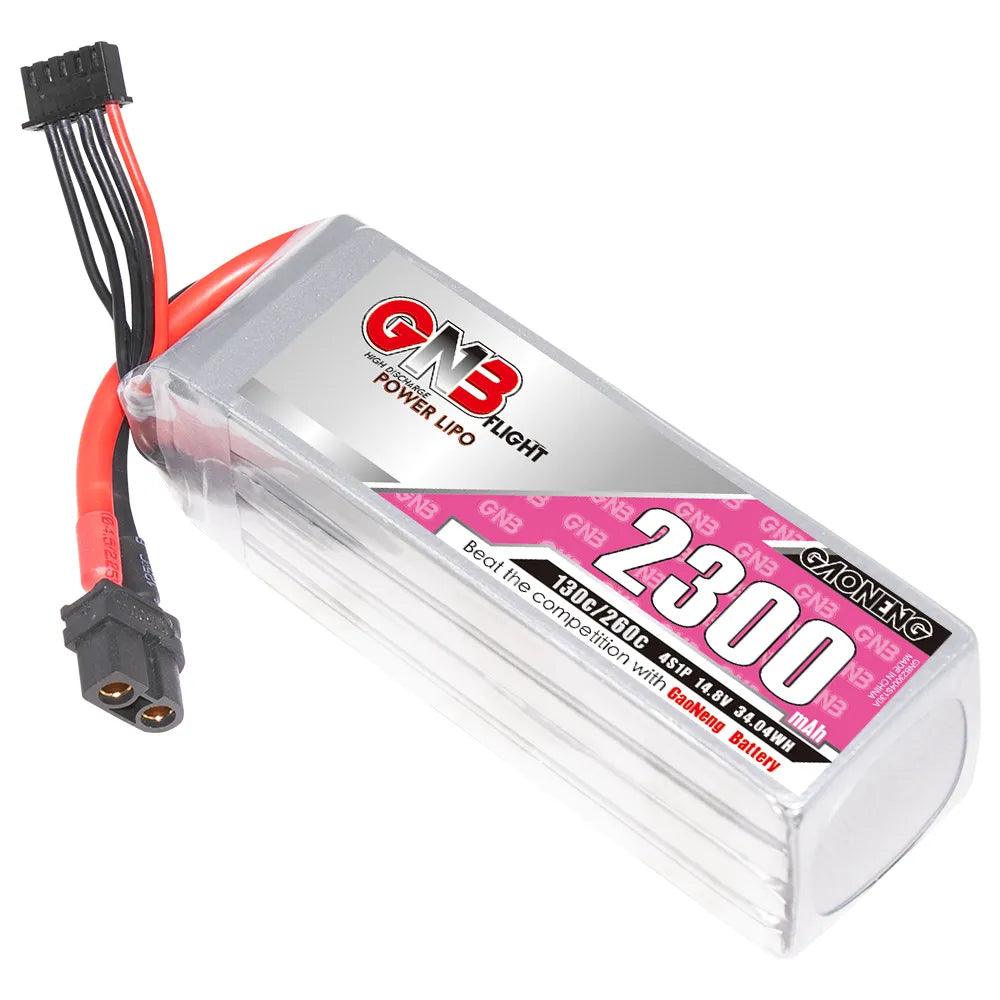 Batería de polímero de litio para control remoto GNB 4S, 2300 mAh, 14,8 V, 130 C