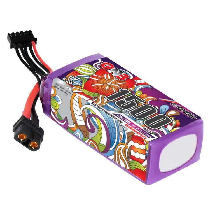 Paquete de carreras de competición ligero para dron FPV de alto voltaje LiHV GNB 4S 1500 MAH 15,2 V 120 C XT60 HV