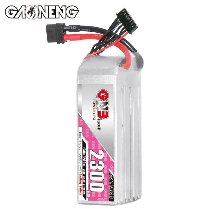 Batería de polímero de litio GNB de 2300 mAh, 6S, 22,2 V, 130 C, XT60