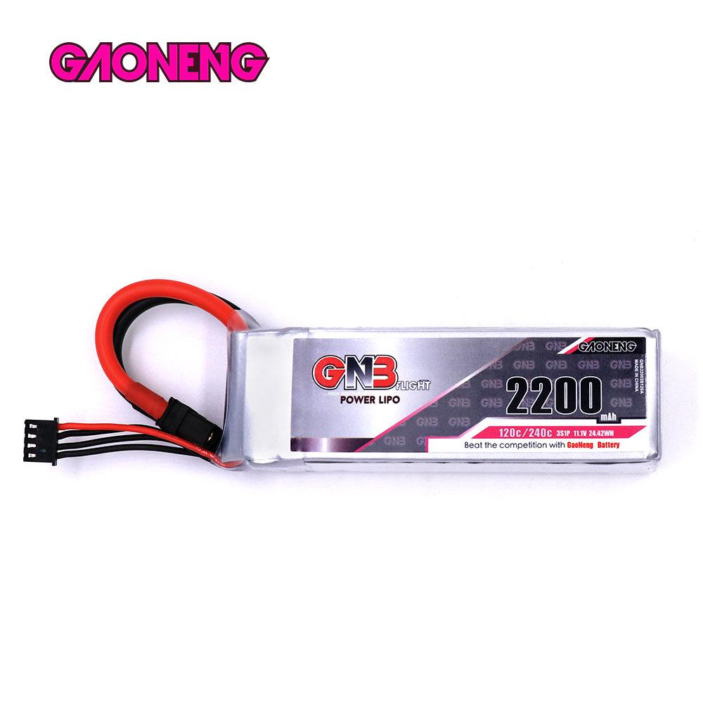 Batería GNB 2200 mAh, 11,1 V, 3S1P, 120 C, XT60