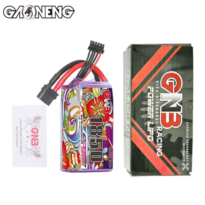 Paquete de competición de largo alcance LR para drones FPV FreeStyle de alto voltaje XT60 HV de GNB 4S 1850 MAH 15,2 V 120 C