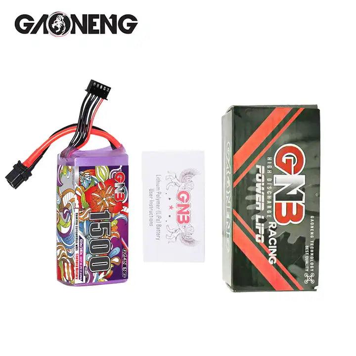 Paquete de carreras de competición ligero para dron FPV de alto voltaje LiHV GNB 4S 1500 MAH 15,2 V 120 C XT60 HV