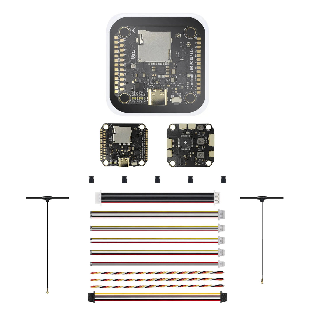 Hummingbird 305 Flight Controller F722 ICM42688 with Diversity ELRS 2.4 Receiver 30x30
