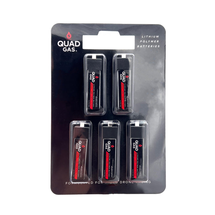 Baterías WREKD® Quad Gas 1S 450mAh V2 (paquete de 5)