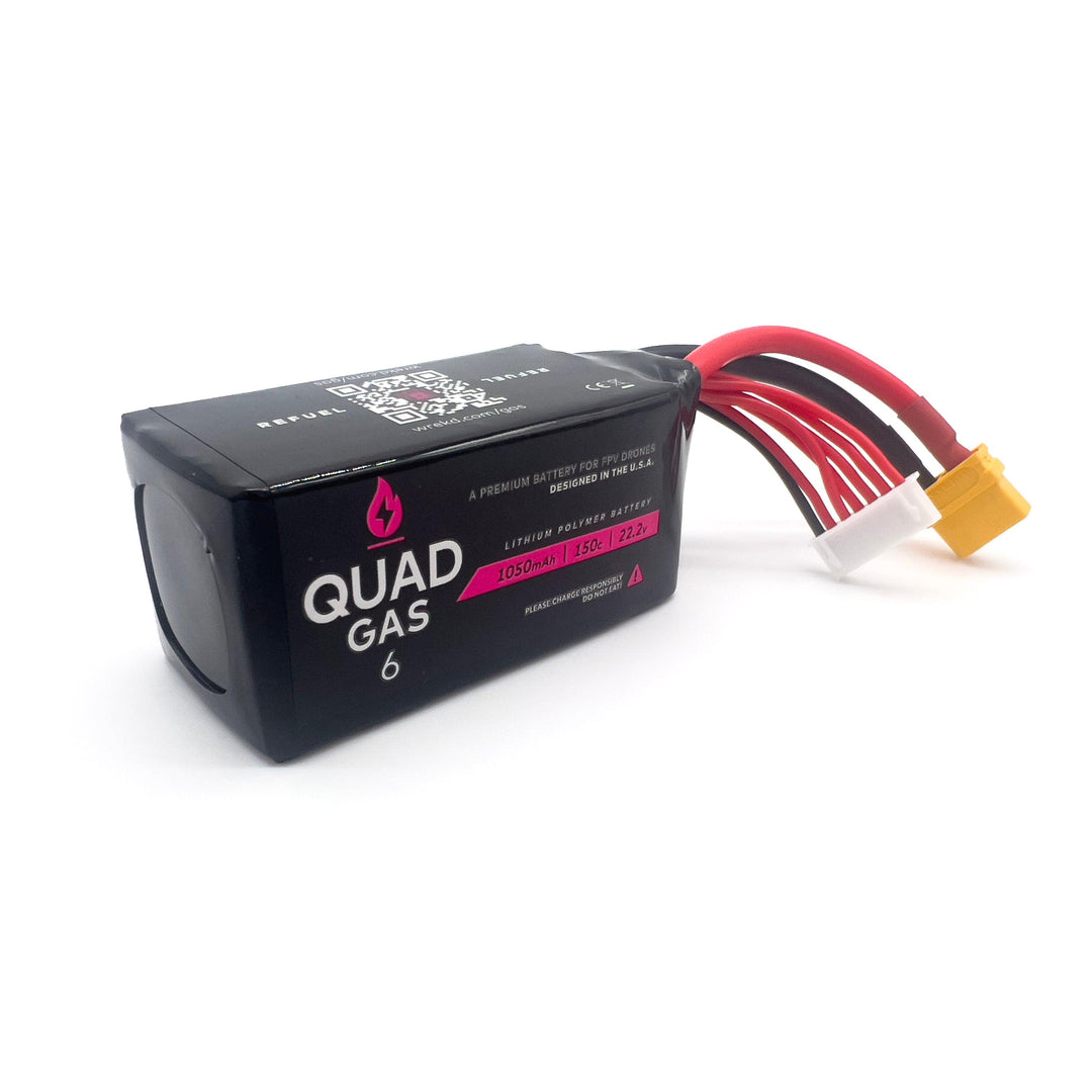 Batería WREKD® Quad Gas 6S 1050 mAh (1 unidad)