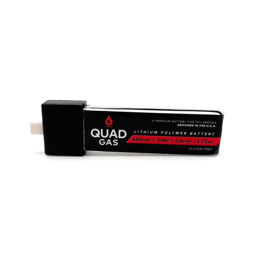 Baterías WREKD® Quad Gas 1S 450mAh V2 (paquete de 5)