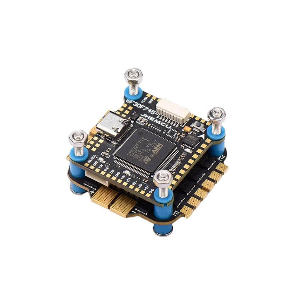 JHEMCU F7 3-6S 30x30 apilado/combinado (GF30F745 FC / AM32 60A ESC 4 en 1) - MPU6000