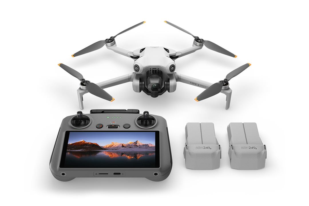 DJI Mini 4 Pro Fly More Combo (DJI RC 2) Includes 3 Batteries and Shoulder Bag