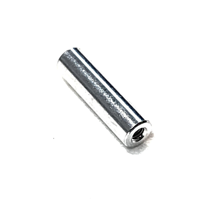 Separador/espaciador roscado de aluminio anodizado plateado de 22 mm M3 F/F de 6 mm de diámetro exterior para Nutria