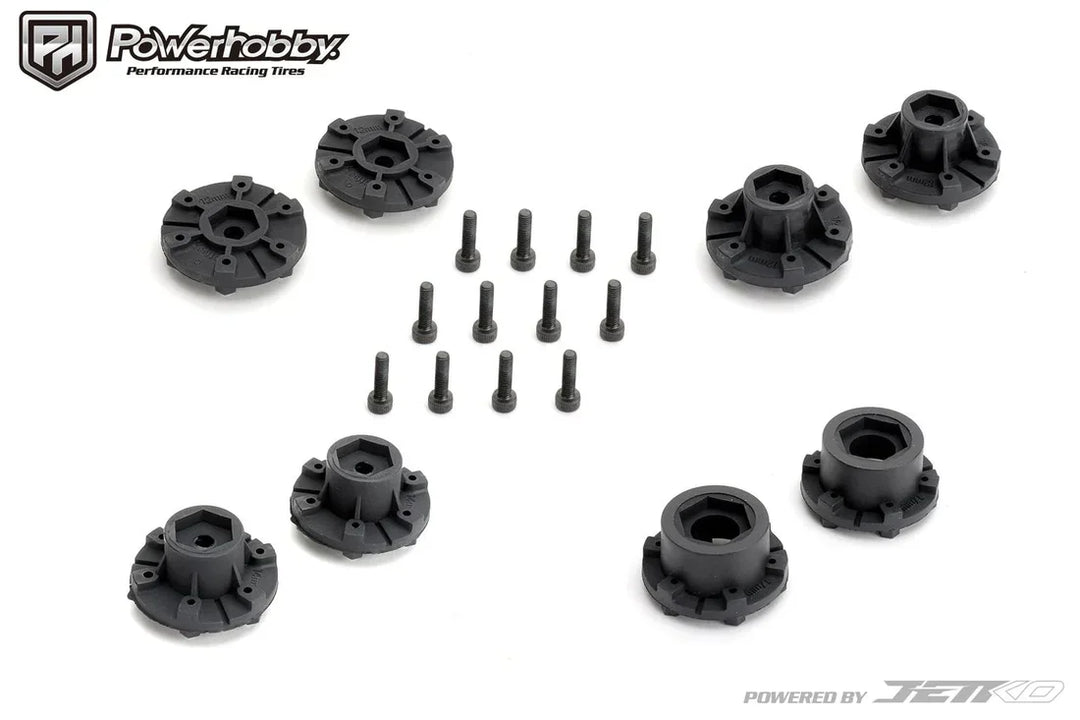 Powerhobby 1/10 2.8" ST Defender Belted Tires (2) w/ Removable Hex Wheels