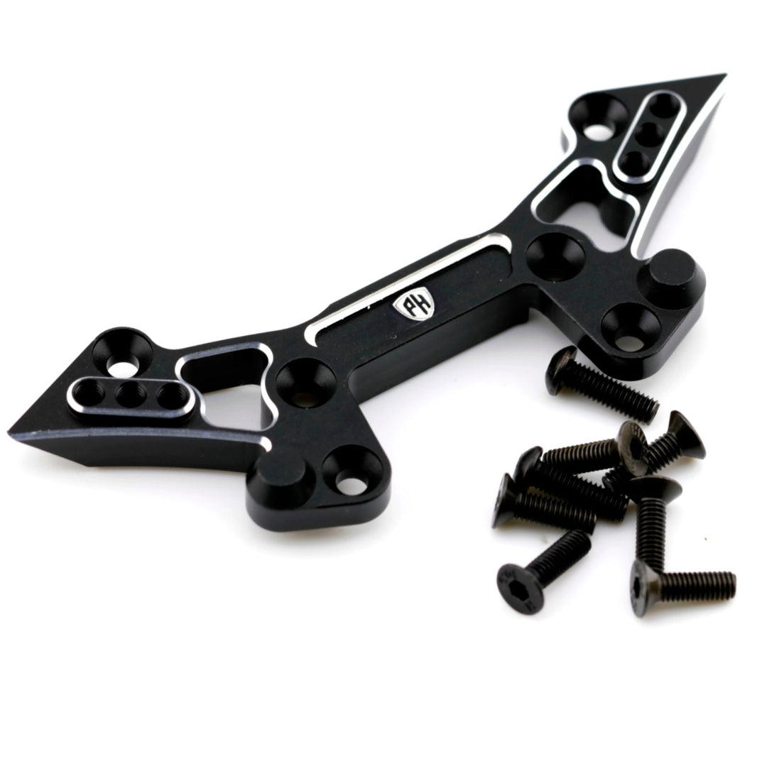 Powerhobby Aluminum Rear Shock Tower Black Kyosho 1/10 Fazer Mk2