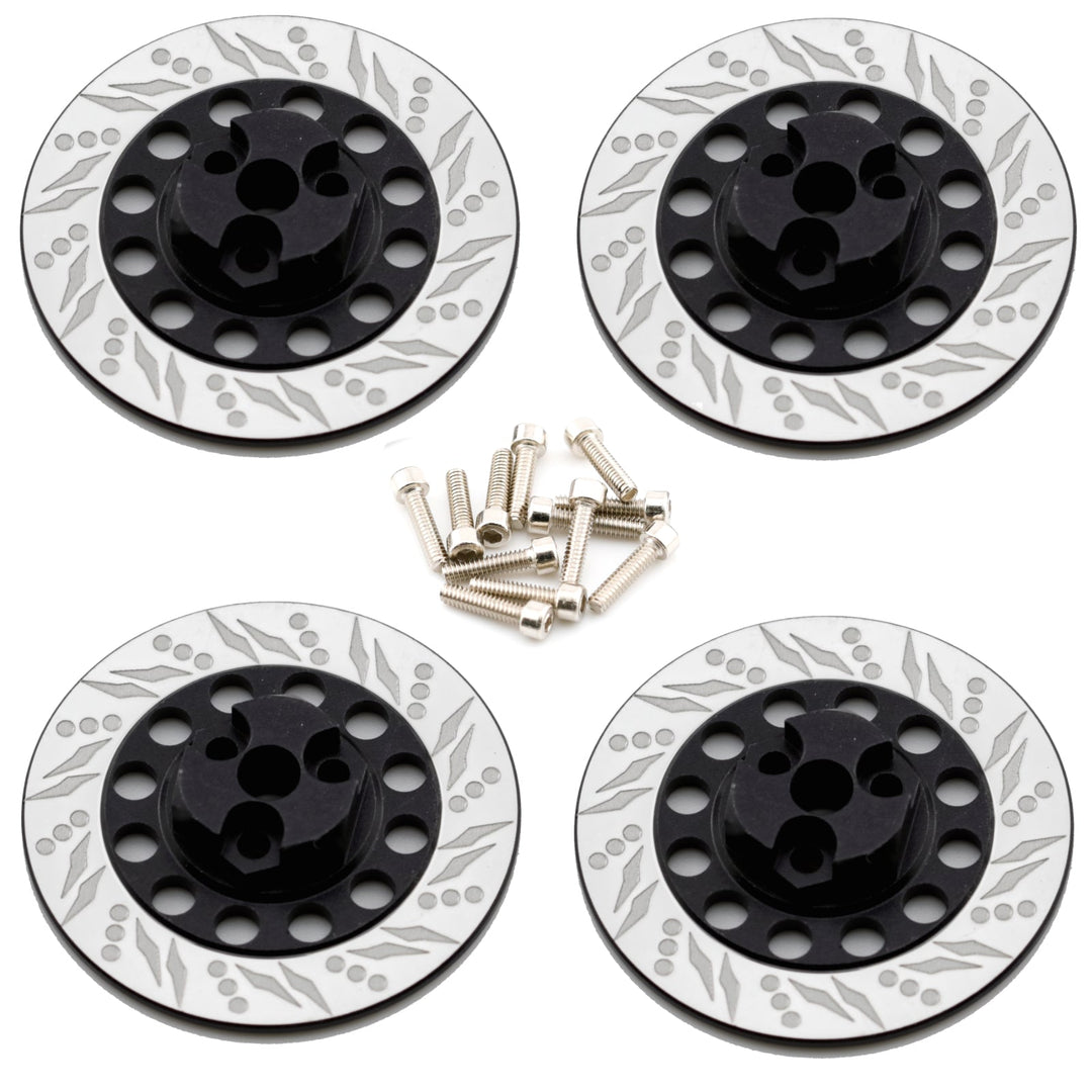 Powerhobby Dummy Disc Brake Hex Black FOR Kyosho Fazer