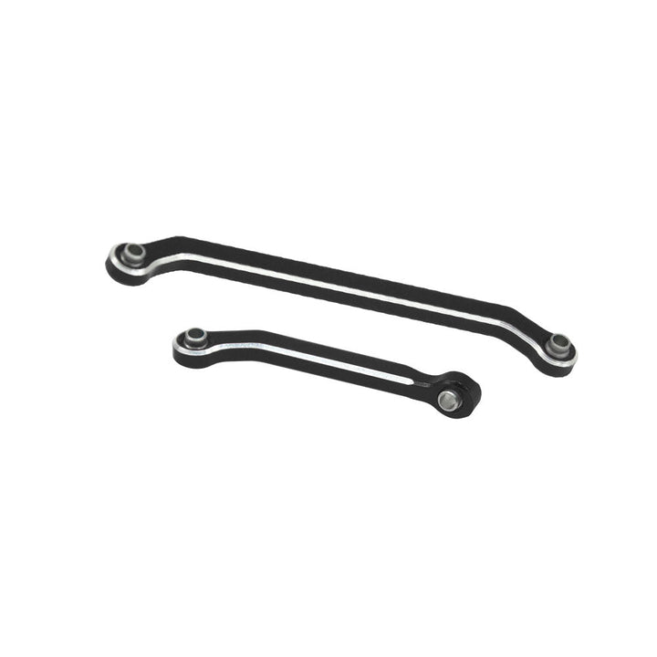 Powerhobby Aluminum Chassis Links + Steering Links Black Axial SCX30