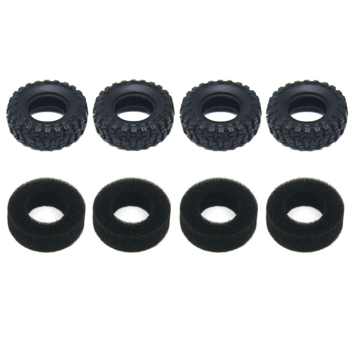 Powerhobby 0.7‘’ Tires with Foam (4) Axial SCX30
