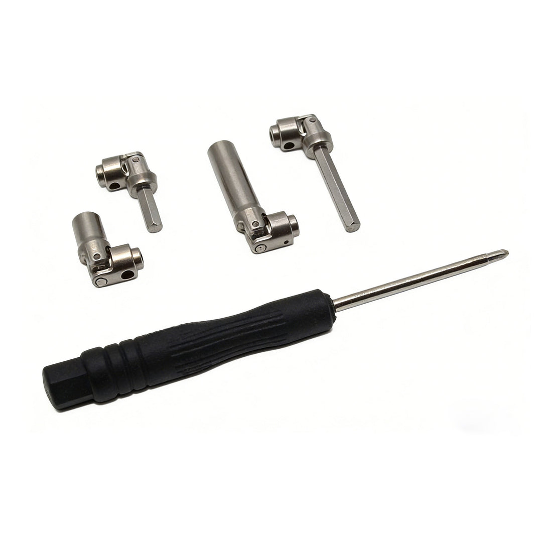 Powerhobby Steel Front + Rear Drive Shafts Redcat Ascent-32 1/32