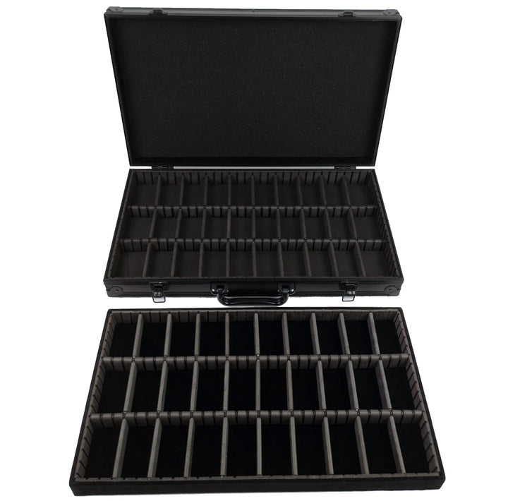 HO Slot Car Aluminum Carrying Case For AFX Auto World Tyco Aurora Fits 60 cars