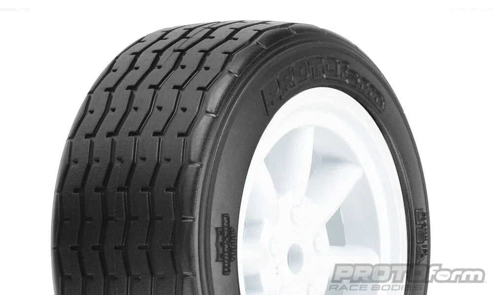 Protoform 10140-17 VTA Vintage Class 26mm Front Touring Car Tires/White Wheel