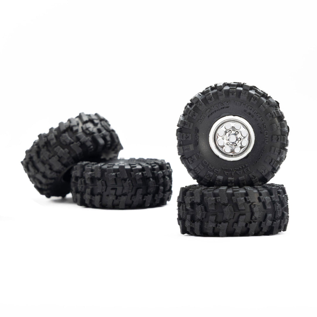 Pro-Line 1/30 Baja Pro X Mounted Chrome Beast Tires (4)Axial SCX30