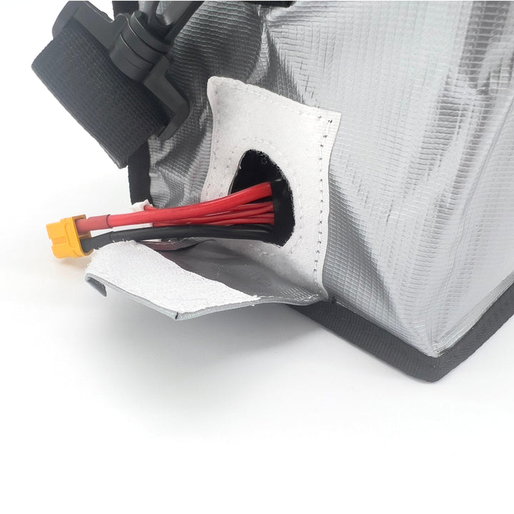 Bolsa de seguridad para baterías LiPo de cuatro gases WREKD®