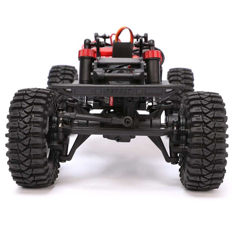 Redcat Racing RER31320 1/18 Ascent-18 4x4 Brushed Electric Rock Crawler RTR, Red
