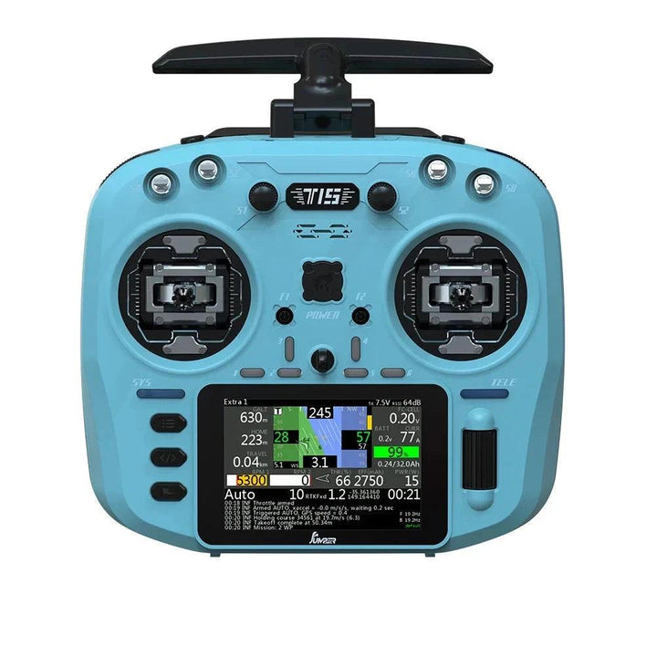 Transmisor de radio Jumper T15 ELRS de 2,4 GHz con pantalla táctil de 3,5" y estabilizadores Hall (elija el color) 