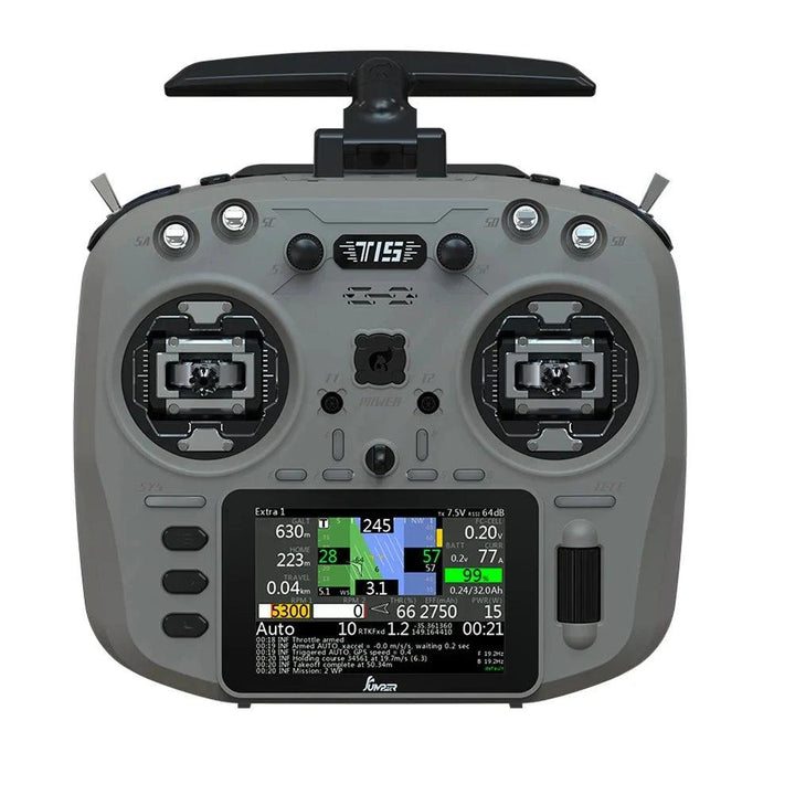 Transmisor de radio Jumper T15 ELRS de 2,4 GHz con pantalla táctil de 3,5" y estabilizadores Hall (elija el color) 