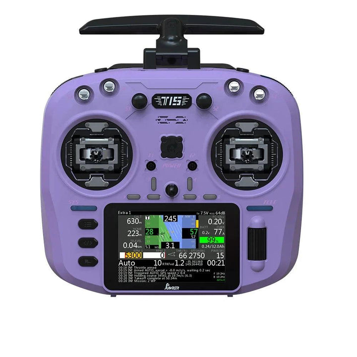 Transmisor de radio Jumper T15 ELRS de 2,4 GHz con pantalla táctil de 3,5" y estabilizadores Hall (elija el color) 