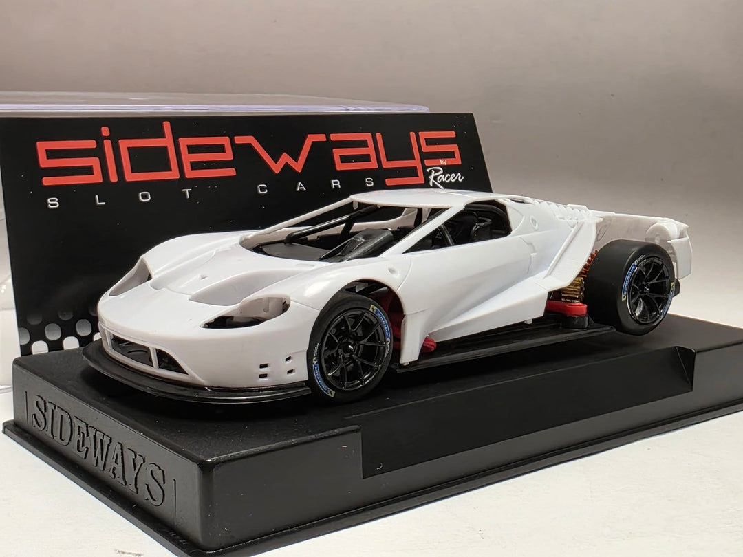 Sideways Ford GTE GT3 White Kit 1/32 Slot Car SWCAR02K