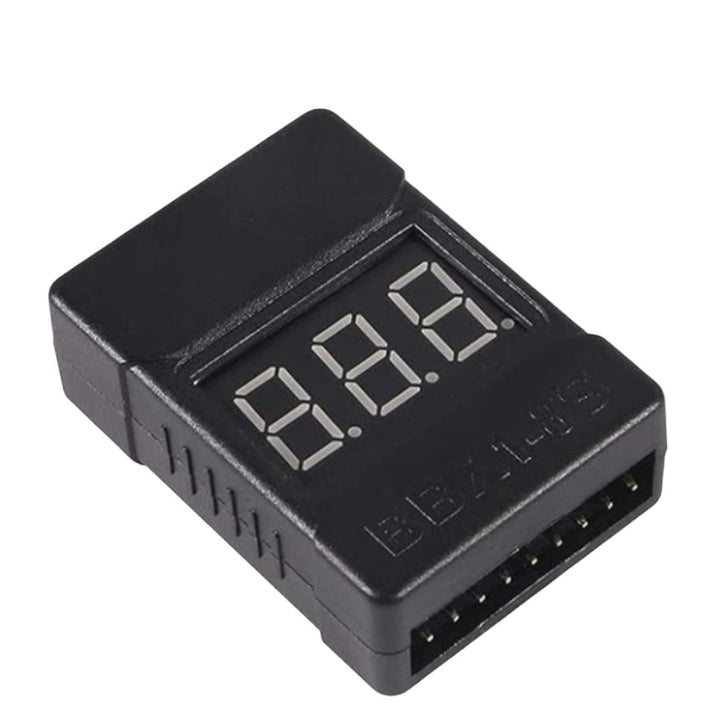 1S-8S LiPo Battery Voltage Checker w/ Low Batt. Alarm