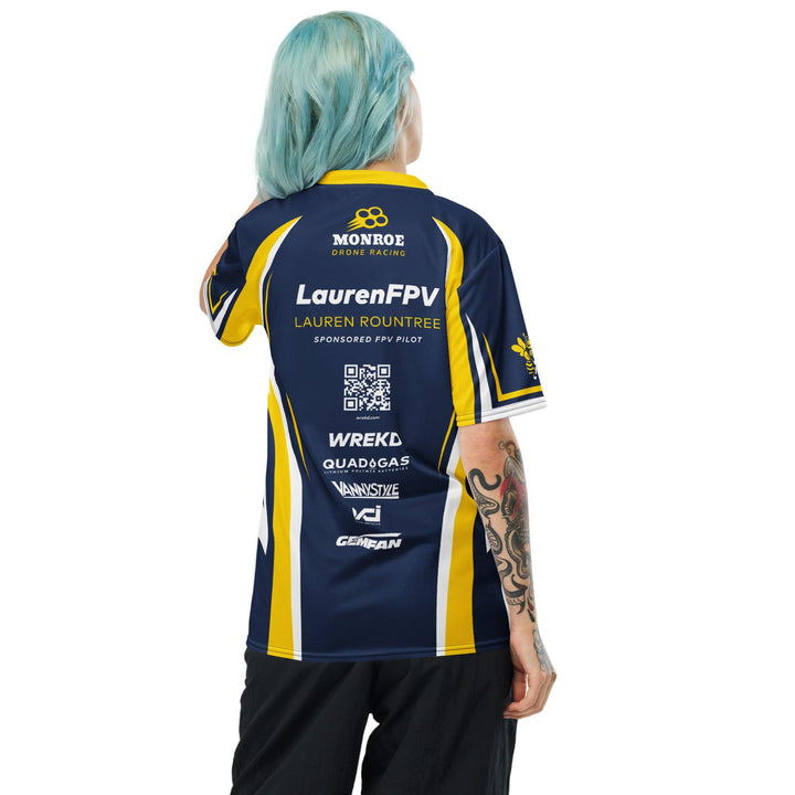 Camiseta de piloto del equipo 2024: WREKD / ​​LaurenFPV / Monroe Alt