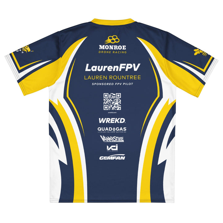 Camiseta de piloto del equipo 2024: WREKD / ​​LaurenFPV / Monroe Alt