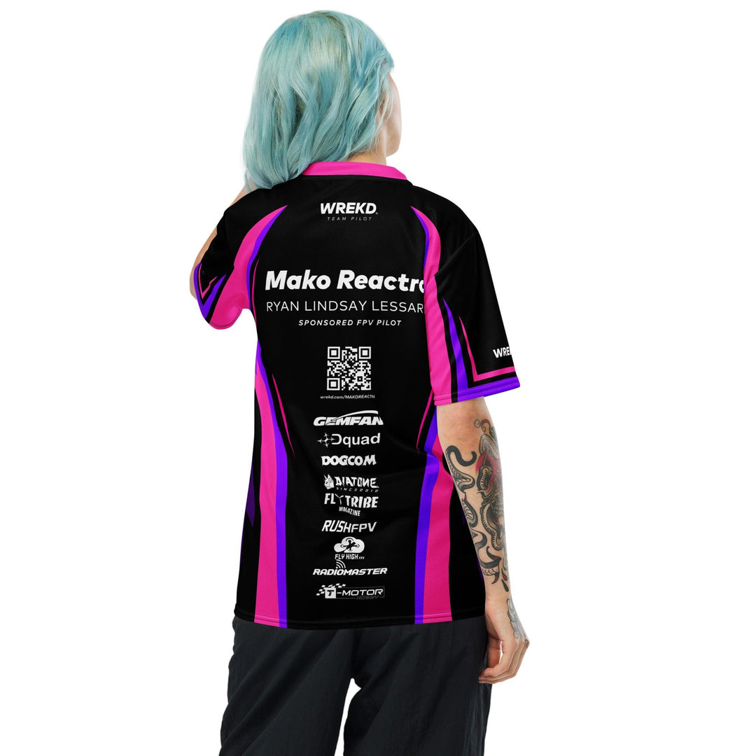 Camiseta de piloto del equipo 2024: WREKD / ​​Mako Reactra