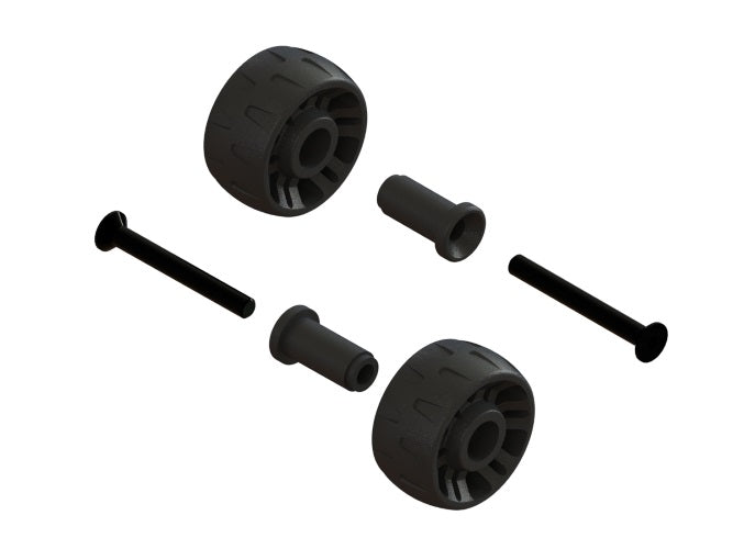 Arrma AR320420 Wheelie Bar Wheels Granite Senton
