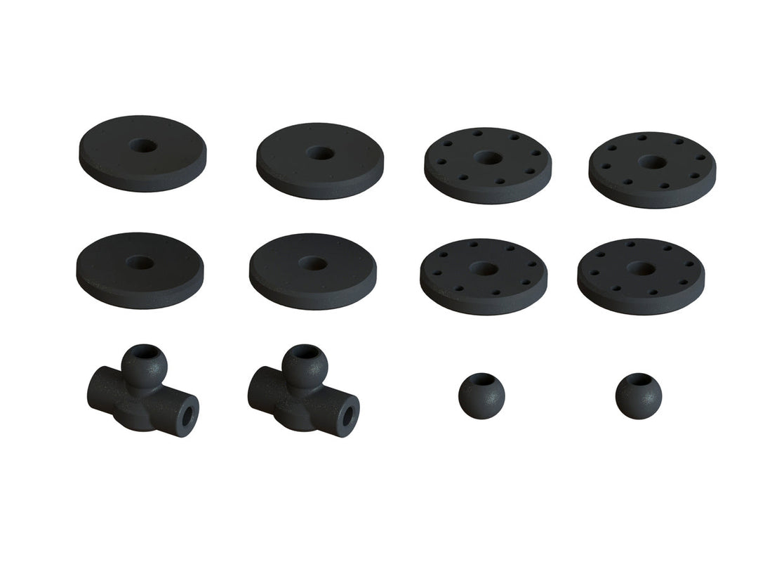 Arrma ARA330764 Shock Set Bore16mm Length110mm Piston 8x1.2mm Oil 2000cst Talion