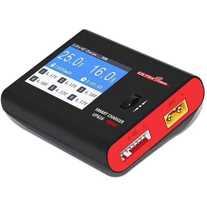 (AS-IS) UltraPower UP616 400W 16A 1-6S LiPo/LiHV DC Smart Charger (NO CABLES) at WREKD Co.