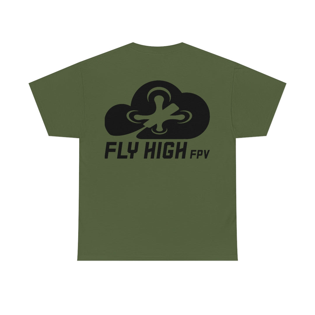 Camiseta Build Clean Fly Dirty - Logotipo negro