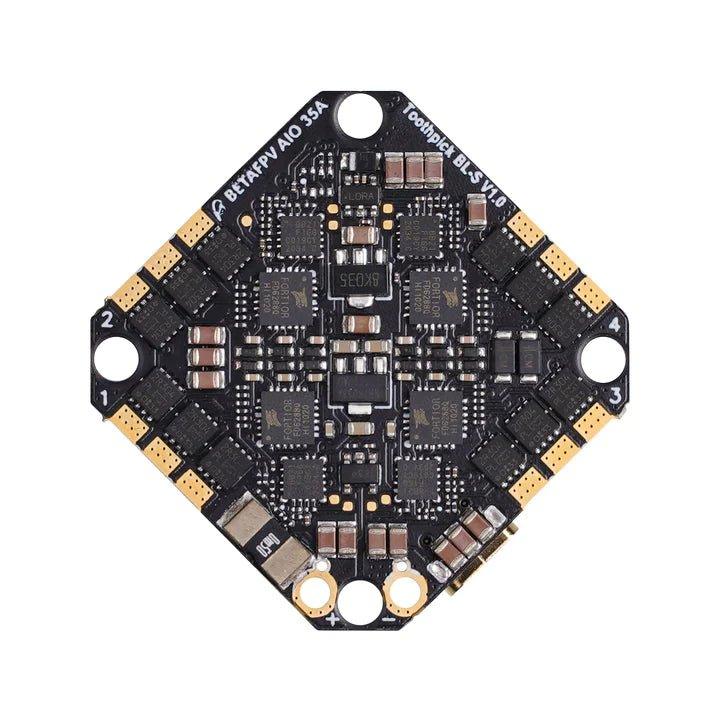 BETAFPV Toothpick F722 2-6S 35A AIO Brushless Flight Controller ICM42688 (BLHeli_S) at WREKD Co.