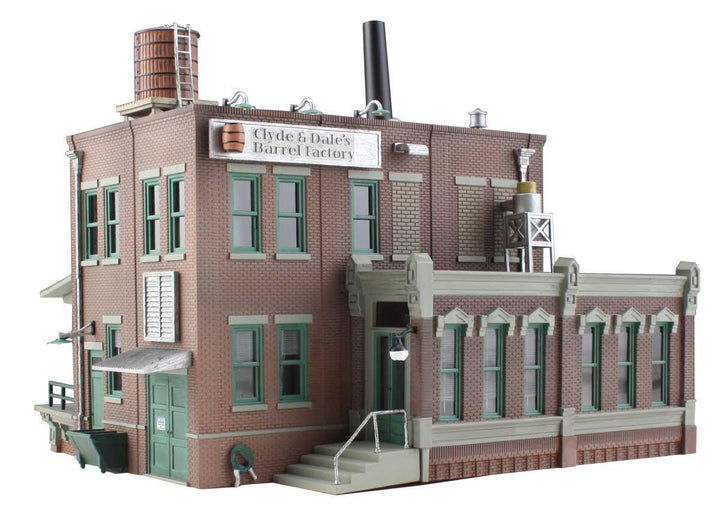 Woodland Scenics BR4924 N Clyde & Dale's Barrel Factory Structure  Built-&-Ready