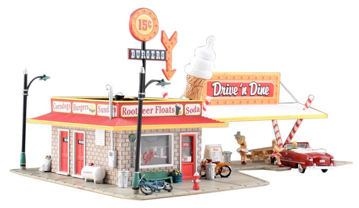 Woodland Scenics BR4929 N Drive 'n Dine Structure  Built-&-Ready