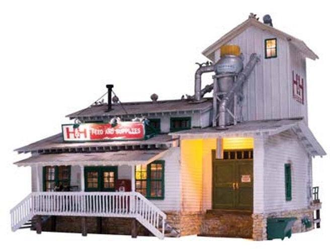 Woodland Scenics BR5859 O Scale Building H&H Feed Mill
