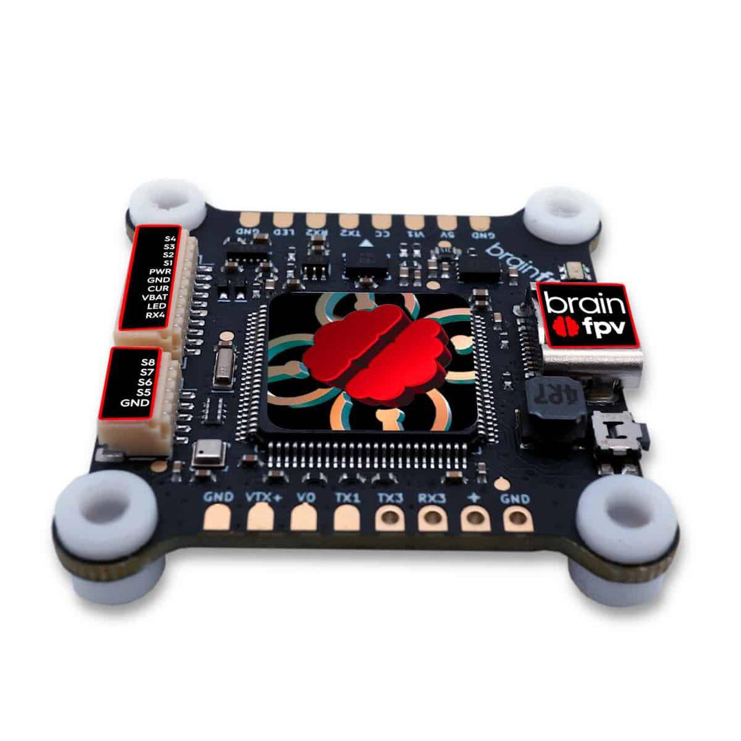 BrainFPV RADIX 2 Flight Controller Rev. 1.2 - 30x30mm at WREKD Co.