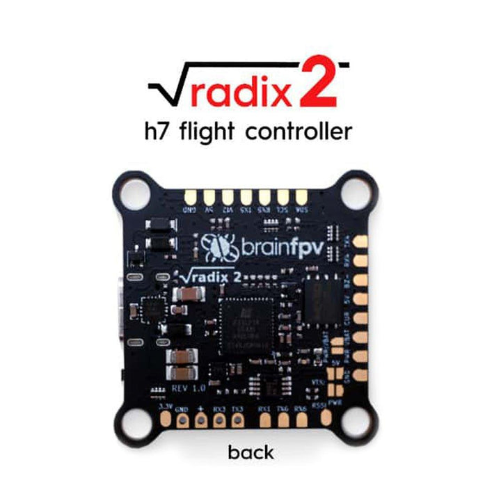 BrainFPV RADIX 2 Flight Controller Rev. 1.2 - 30x30mm at WREKD Co.