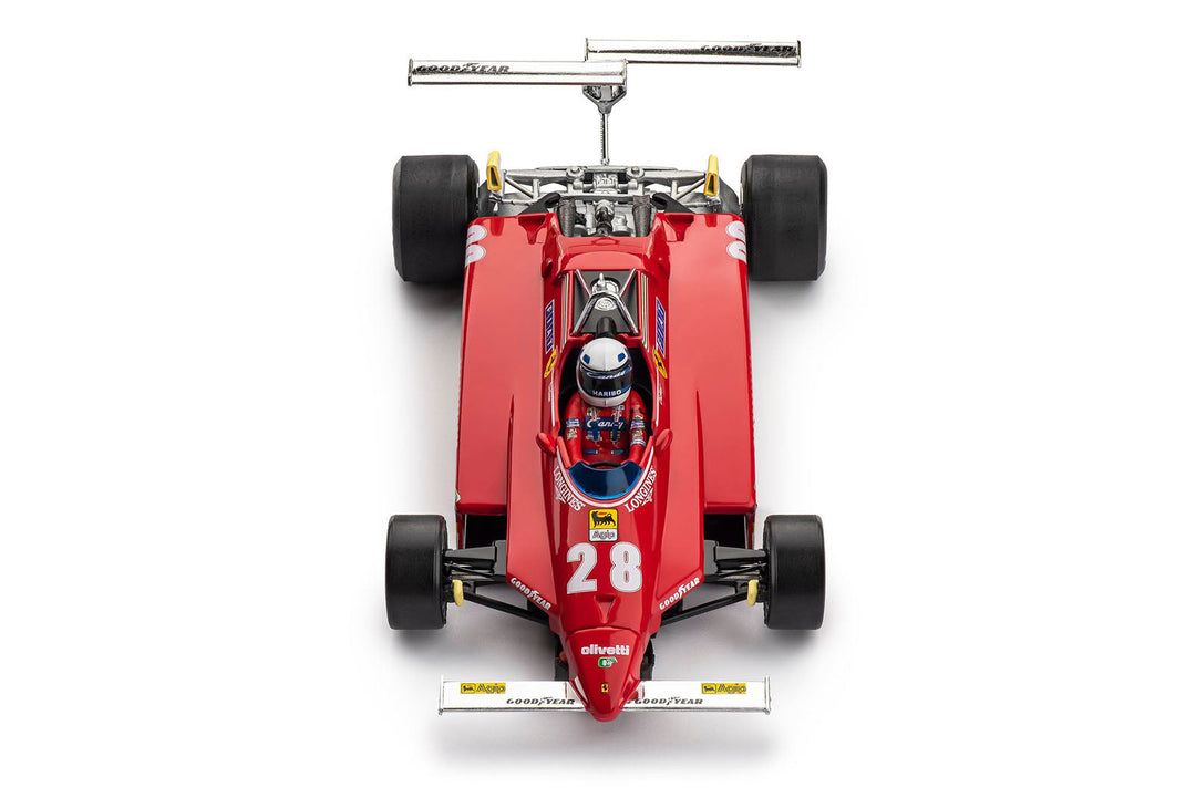 Policar Ferrari 126 C2 Long Beach GP 1982 Didier Pironi Slot Car 1/32 CAR09a