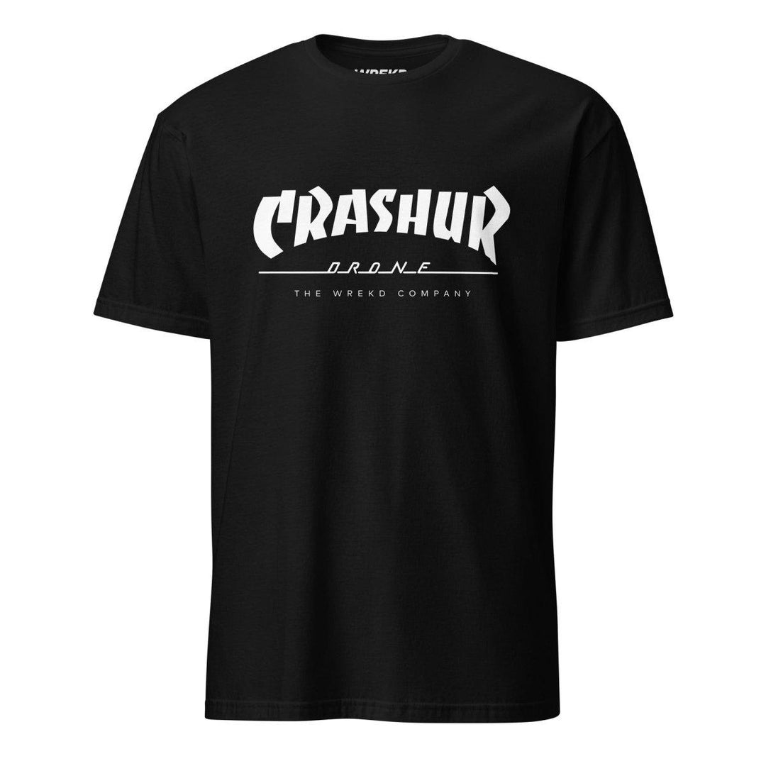 Crash Ur Drone Parody Logo Tee at WREKD Co.