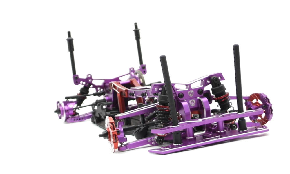 Powerhobby Aluminum Front Wheel Hub Purple MST RMX 2.5