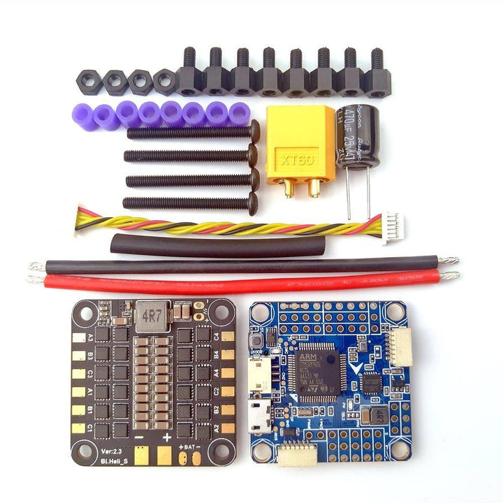 DarwinFPV Betaflight F4 V3S Flight Control Built-in Image Filtering OSD 30A 4in1 ESC Flytower - 30x30mm at WREKD Co.