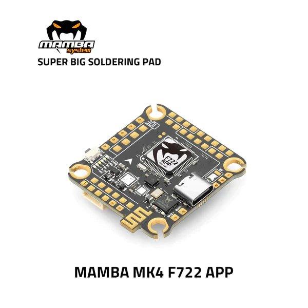 Diatone MAMBA MK4 F722 APP Flight Controller - 30x30mm at WREKD Co.